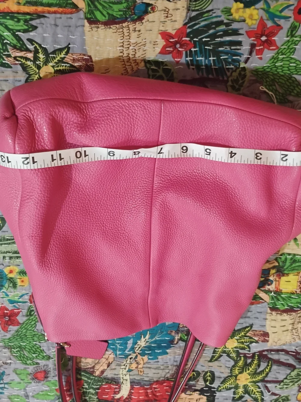 Coach Hot Pink Pebbled Leather Hobo with Gold Hardware